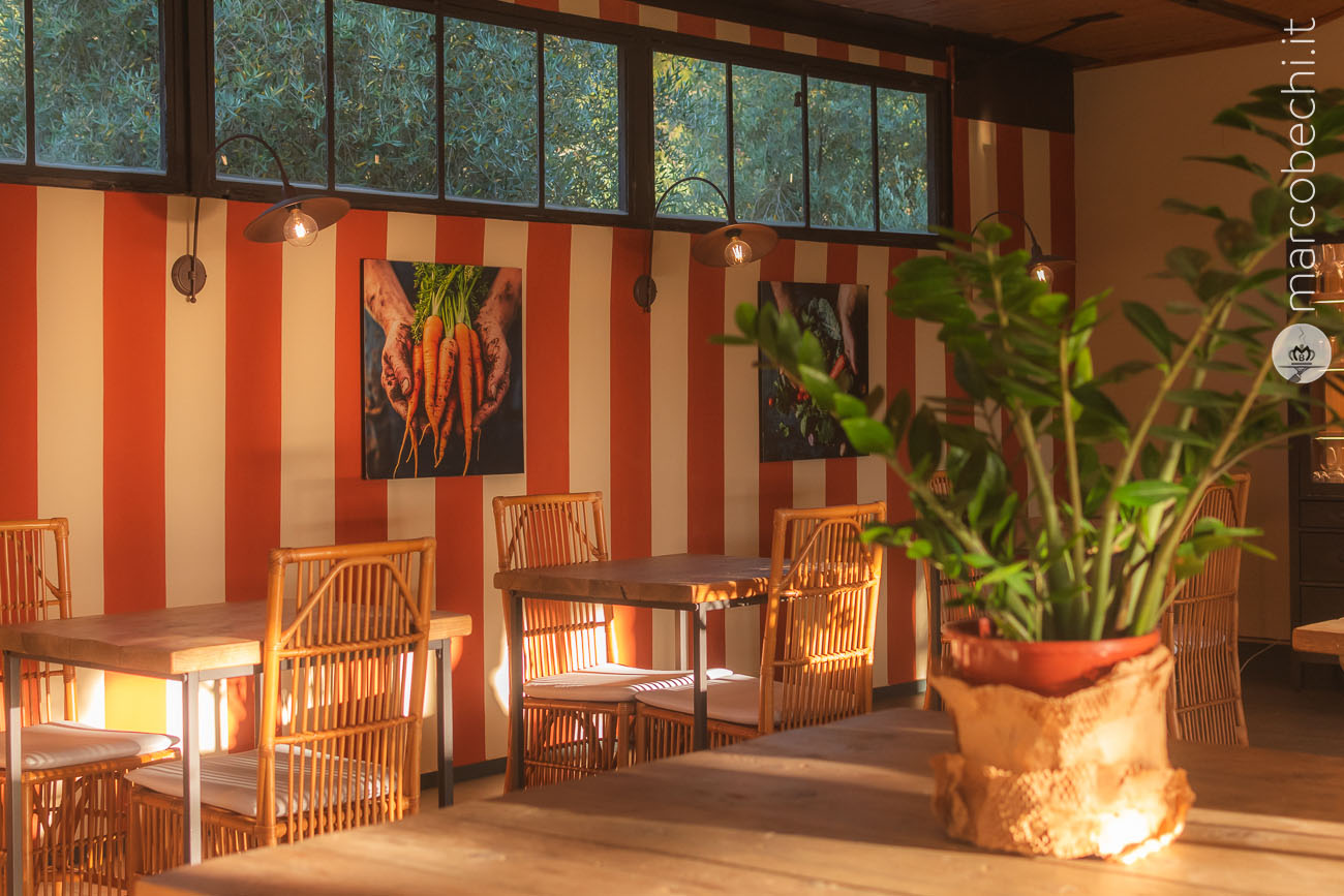 Il ristorante all'interno