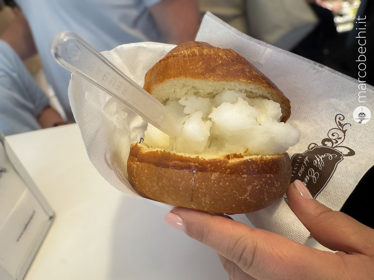 Brioscia con la granita
