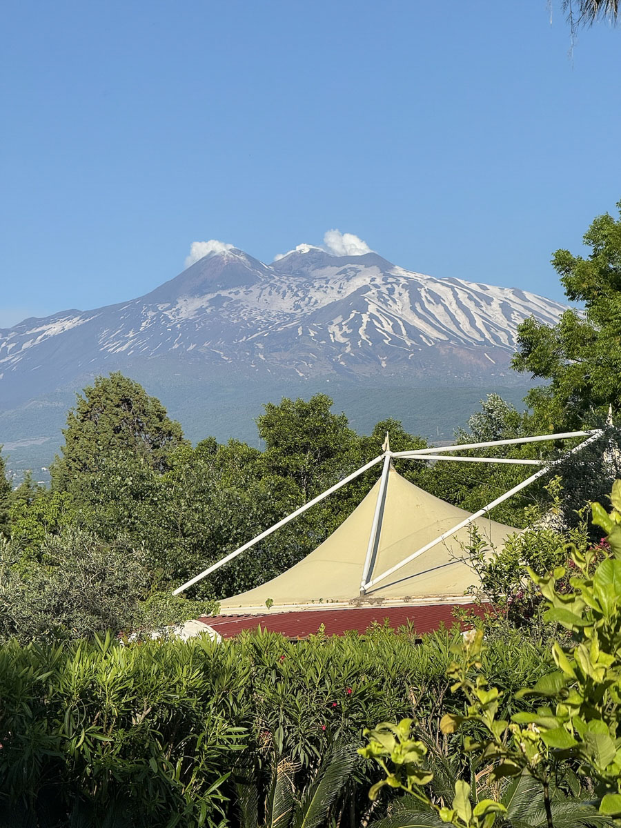 L'Etna visto dal Resort