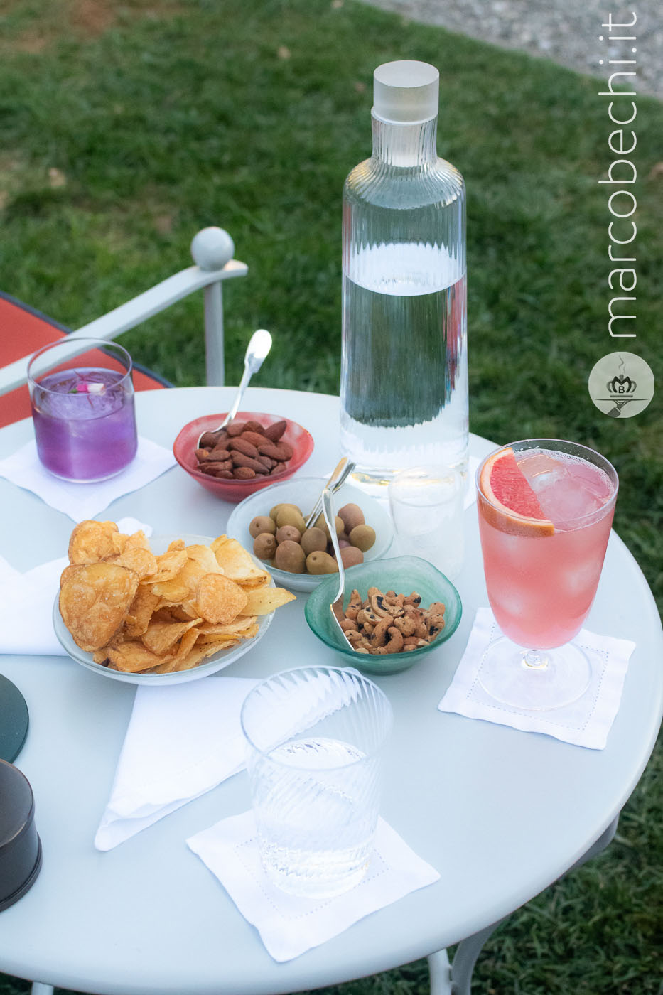 L'aperitivo nel giardino di Villa San Michele a Belmond Hotel Florence