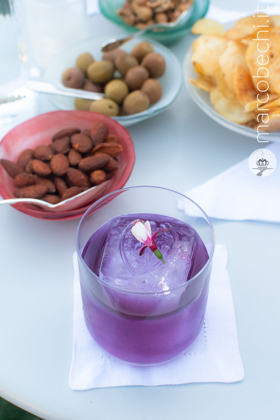 L'aperitivo nel giardino di Villa San Michele a Belmond Hotel Florence