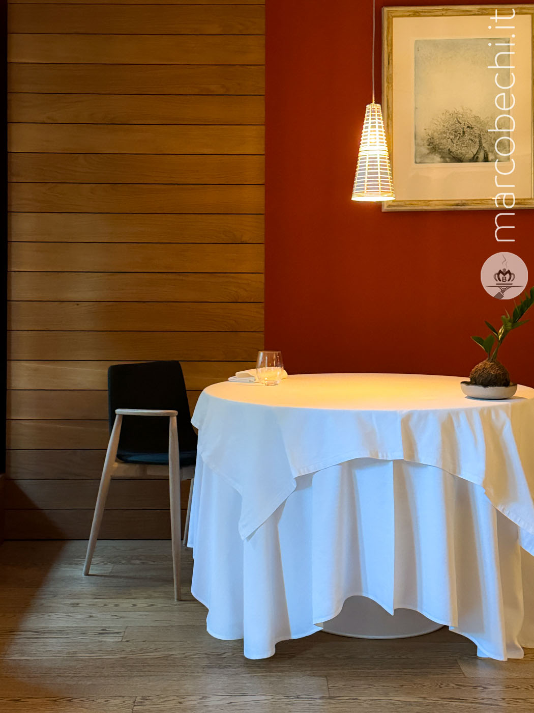 La sala interna di Hiša Franko