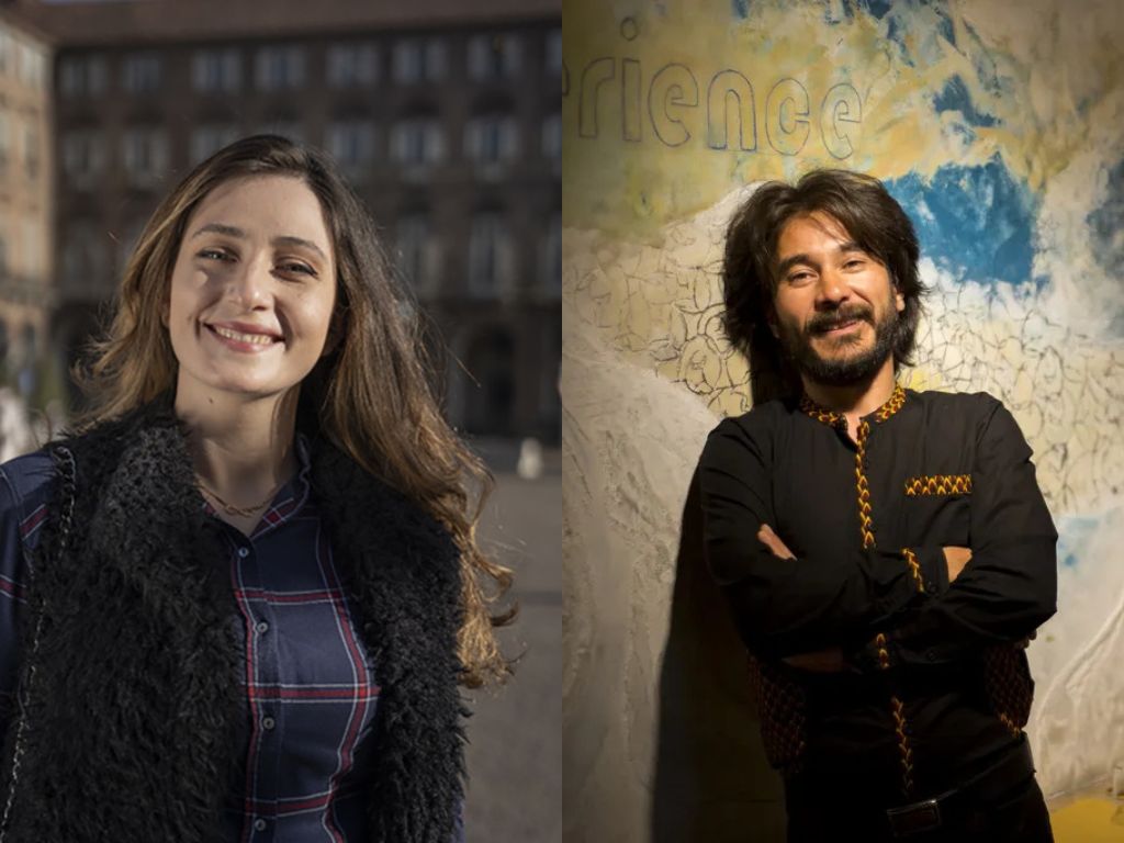 Nuha Saegh, siriana, e Hamed Mohamad Karim, afghano