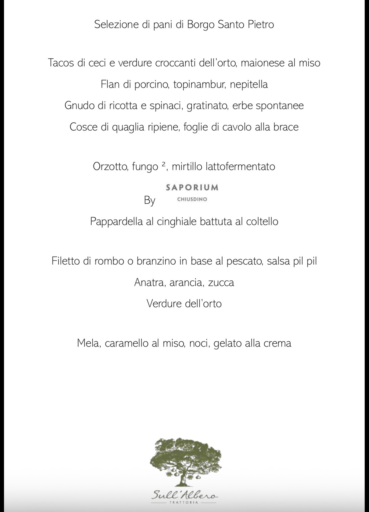 Menù