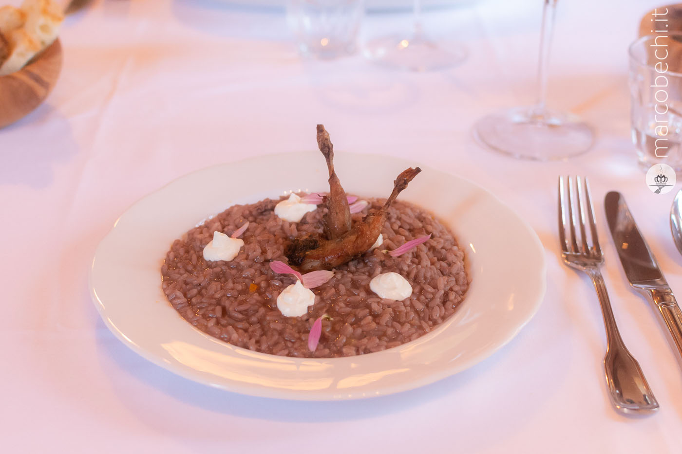 Il risotto alla quaglia